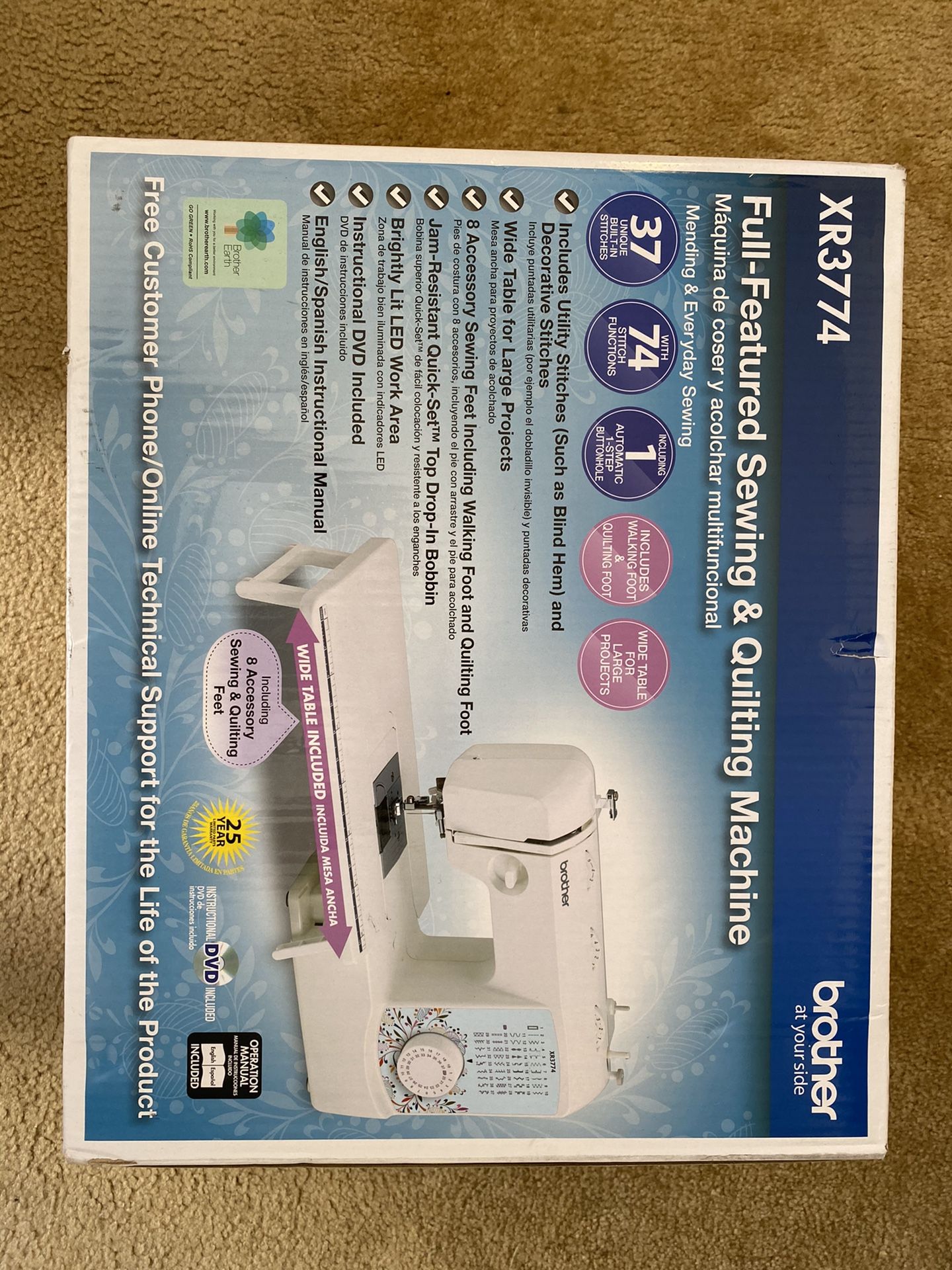 Sewing & Quilting Machine Brother XR3774 for Sale in Los Angeles, CA OfferUp