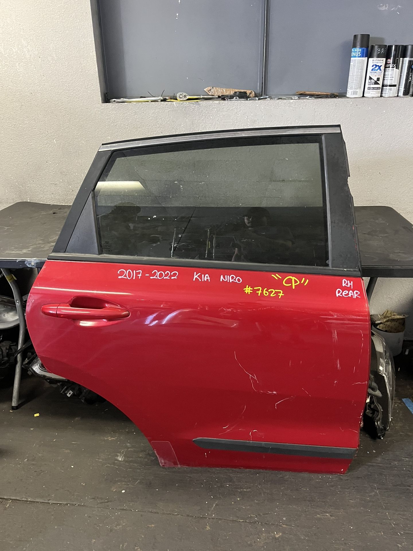 2017-2018-2019-2020-2021-2022 KIA NIRO RIGHT REAR DOOR OEM USED