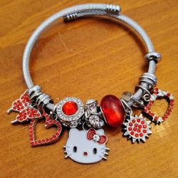 Hello Kitty Valentine Bracelet.  