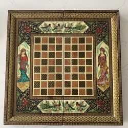 Backgammon/chess Board Game