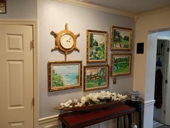 Five Canvas Paintings For Sale