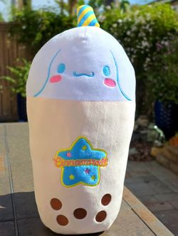 Hello Kitty Cinnamoroll Boba Tea Plush