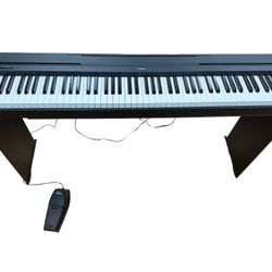 Yamaha P-45 88-Key Weighted-Action Digital Piano Black With Lengs and Pedal