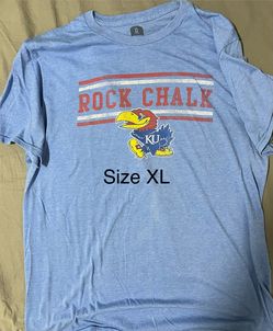 Kansas Jayhawks Rock Chalk T-Shirt Size XL