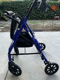 Blue Wheeled Walker/Rollator