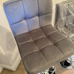 Brand New Velvet Adjustable Stools