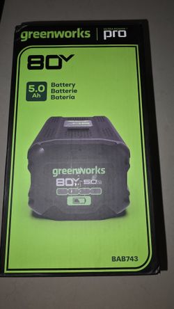 Greenworks Pro 80v 5Ah Battery