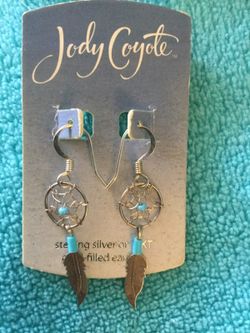 SILVER earring 🌸 Dream catcher