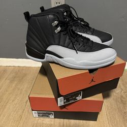 Jordan 12 Retro Barons Grey Black 