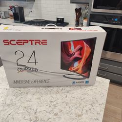 Sceptre 24" Curved Screen Monitor 