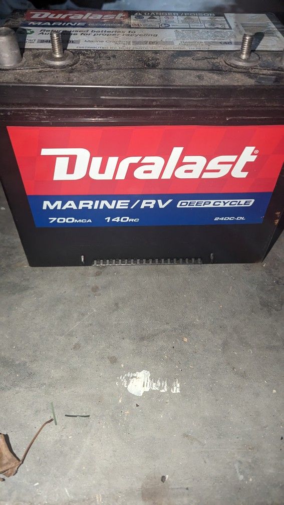 Marine Batteries! Three Duralast 24DC-DL Group Size 24 Deep Cycle Battery