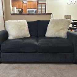 Navy Blue Loveseat