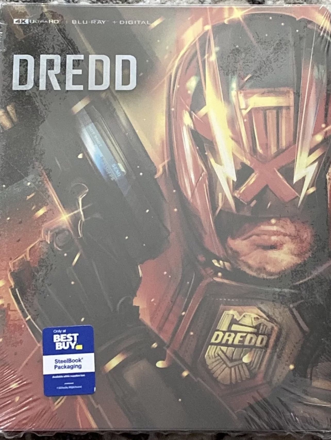 Dredd - Best Buy Exclusive Steelbook - 4K UHD, Blu Ray & Digital - OOP