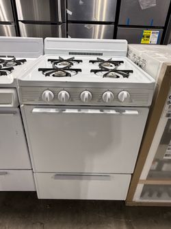 Premier white 4 burner range stove 24 inches