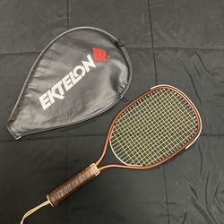 Ektelon tennis racket with cover