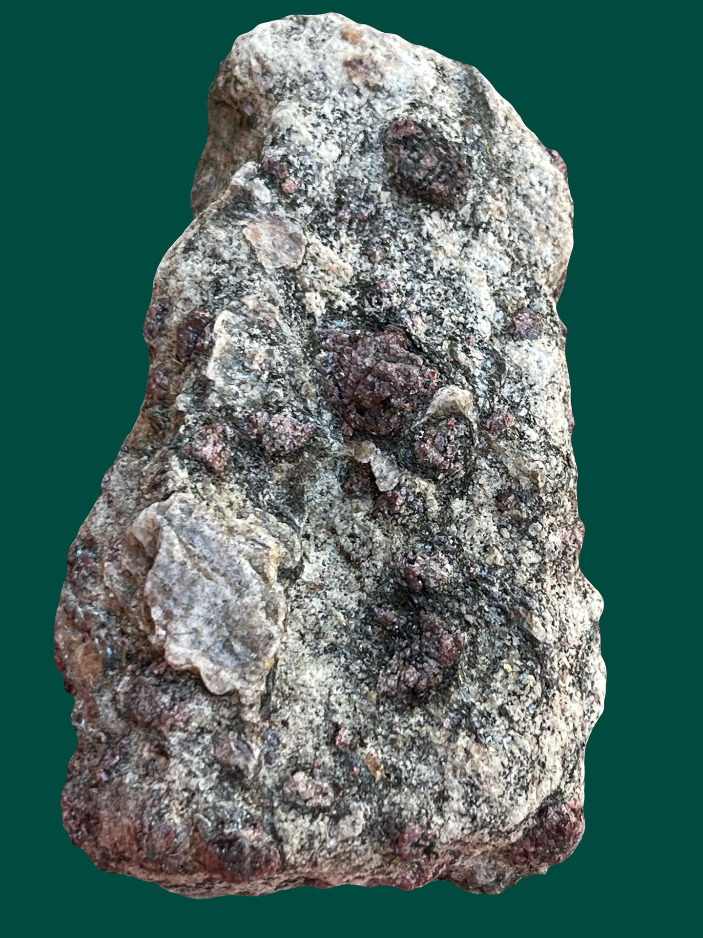 Purple Garnets. Gemstones Crystals Rocks Minerals