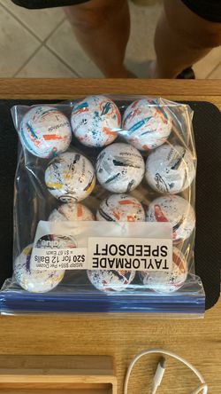 12 TaylorMade Speedsoft (NFL branded) Golf Balls