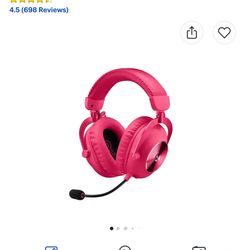 Logitech - PRO X 2 LIGHTSPEED Wireless Gaming Headset for PC, PS5, PS4, Nintendo Switch - Magenta