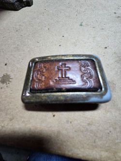 Vintage belt buckle 1 1/2" width