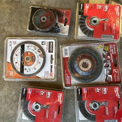 Various Grinder wheels 