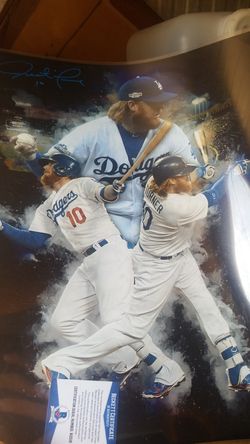Dodgers Justin Turner autograph edit