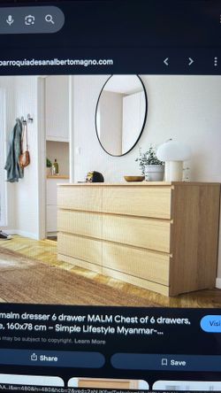 IKEA six drawer dresser- great condition