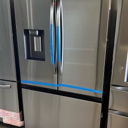 NEW OPEN BOX SAMSUNG FRENCH STYLE REFRIGERATOR 