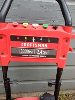 Craftsman pressure washer 3300PSI with hose and gun