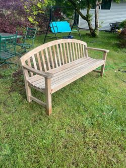 Nice  GARDENSIDER  wooden bench ( made in Thailand