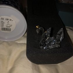 LARGE CZECH 🇨🇿 SWAN 🦢 CRYSTAL 