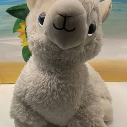 WARMIES Comfort Plush White LLama 11" Lavender Scent Microwave Warm Plastic Eyes