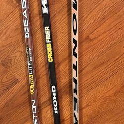 3 Hockey Sticks