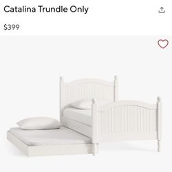 Pottery Barn White Trundle Only 
