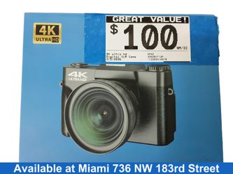4k Ultra Hd Np40 Black Digital SLR Camera