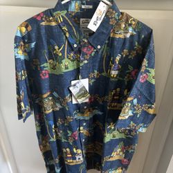 Brand New Hawaiian Reyn Spooner Simpsons Shirt - Never Been Worn