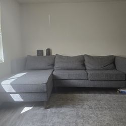 L-Shape Secrional with Chaise Lounge