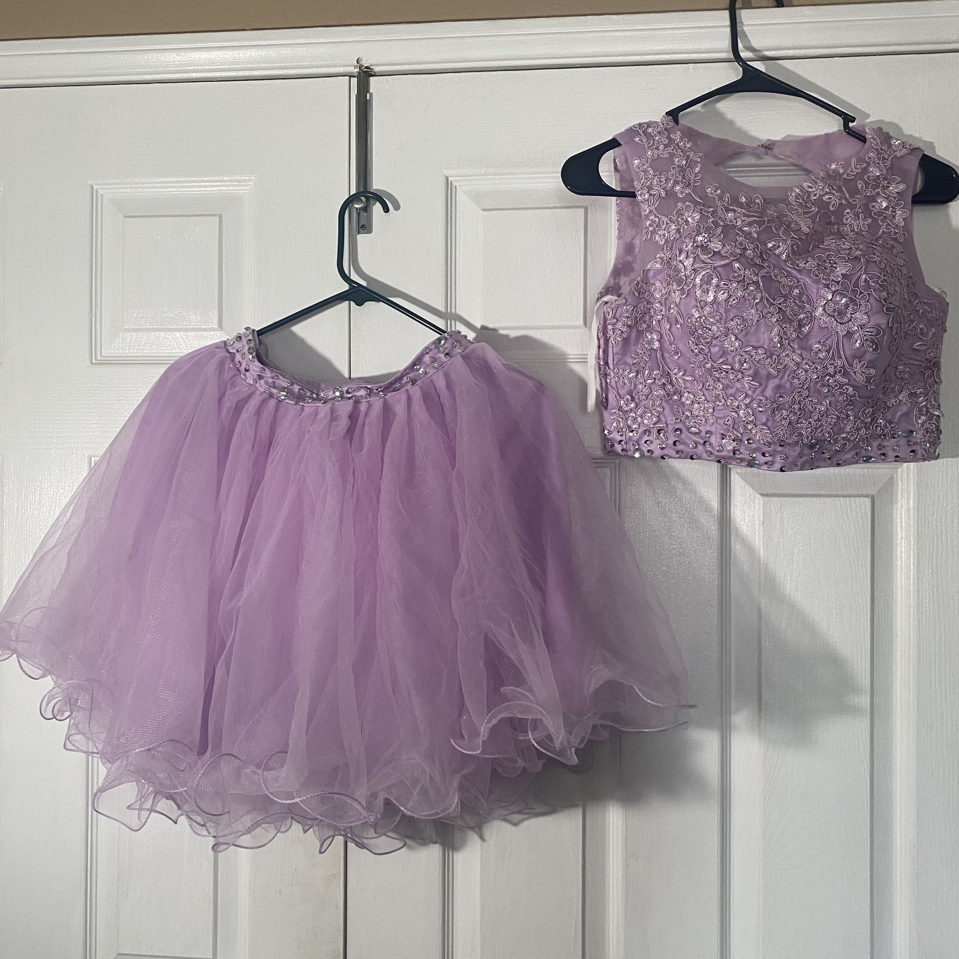 Lavender Quinceanera Set