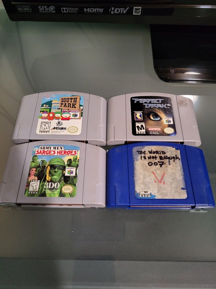 Nintendo 64 N64 Shooter games