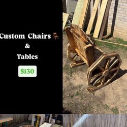 Chairs/tables/benches 