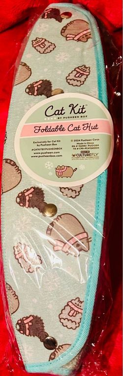 New Pusheen foldable cat hut - winter theme