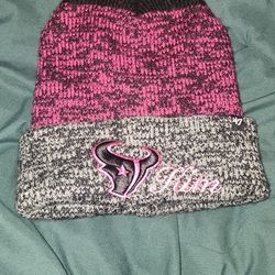 Pink And Black Beanie
