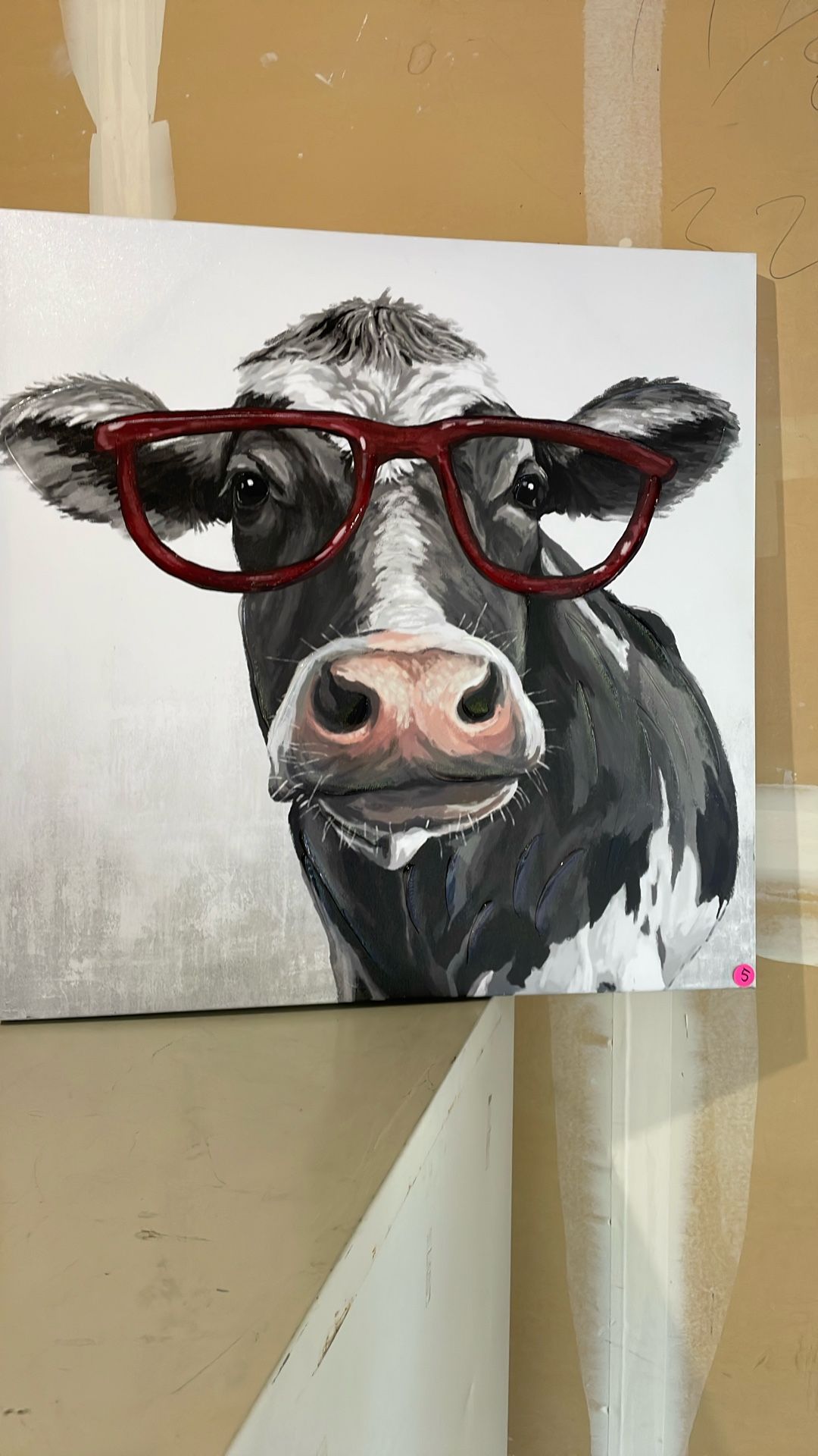 Happy Cow  print