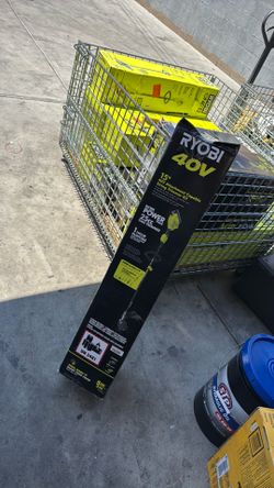 Ryobi 40v trimmer with battery and charger