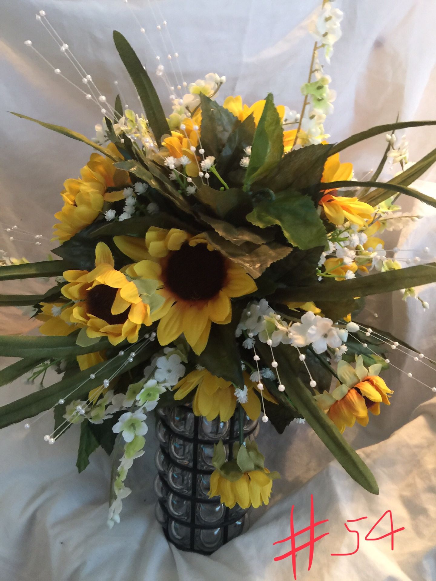 Sunflowers flowers arrangement bridal weddings bouquets