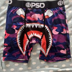 PSD Boxer Purple Shark Size L
