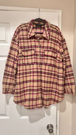 Lane Bryant Classic Button Down Flannel Shacket