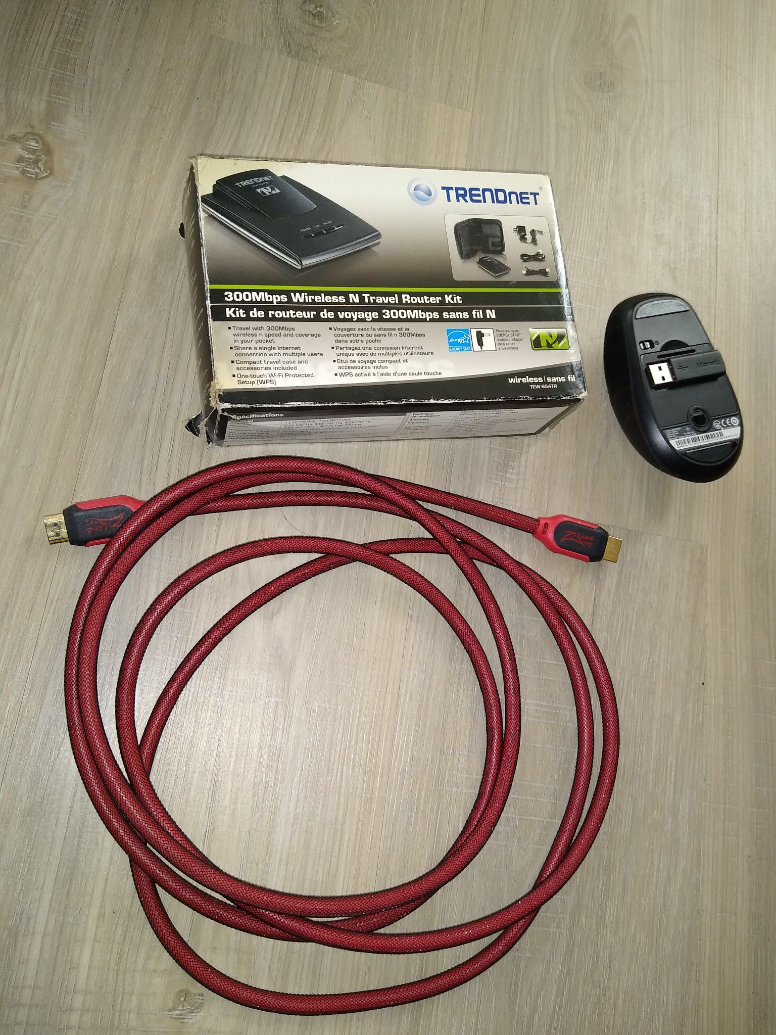 Portable Router and HDMI CABLE