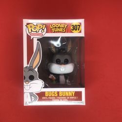 FUNKO POP! Bugs Bunny FLOCKED Animation #307 TARGET EXCLUSIVE Looney Tunes