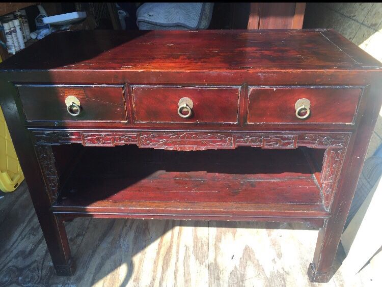 Chinase antique side table