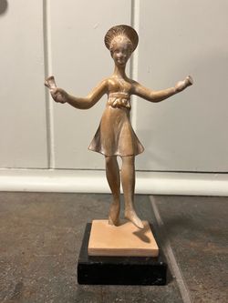 Ancient Antique Greek Statue Louvre Museum Reproduction